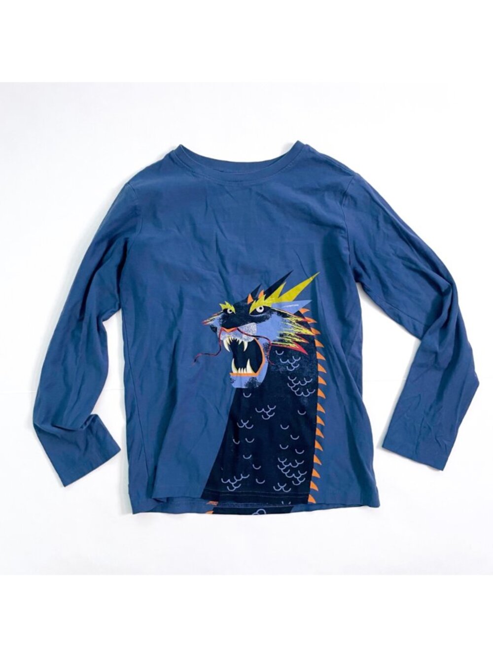 Tea Collection Blue Dragon Tee, Size 14 - Picture 2 of 5